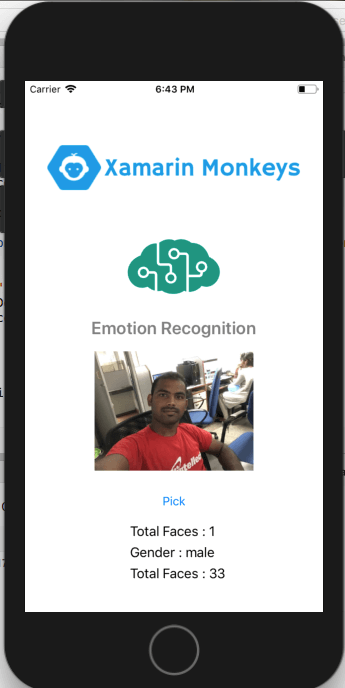 Xamarin.Forms - Face Detection Using Cognitive Service